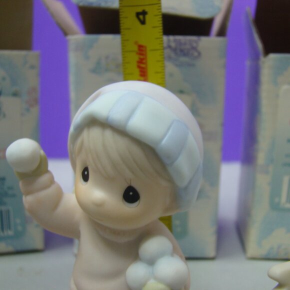 Precious Moments Lot of 3 Sugar Town 529516 528668 528064 grandfather puppies - Picture 10 of 11